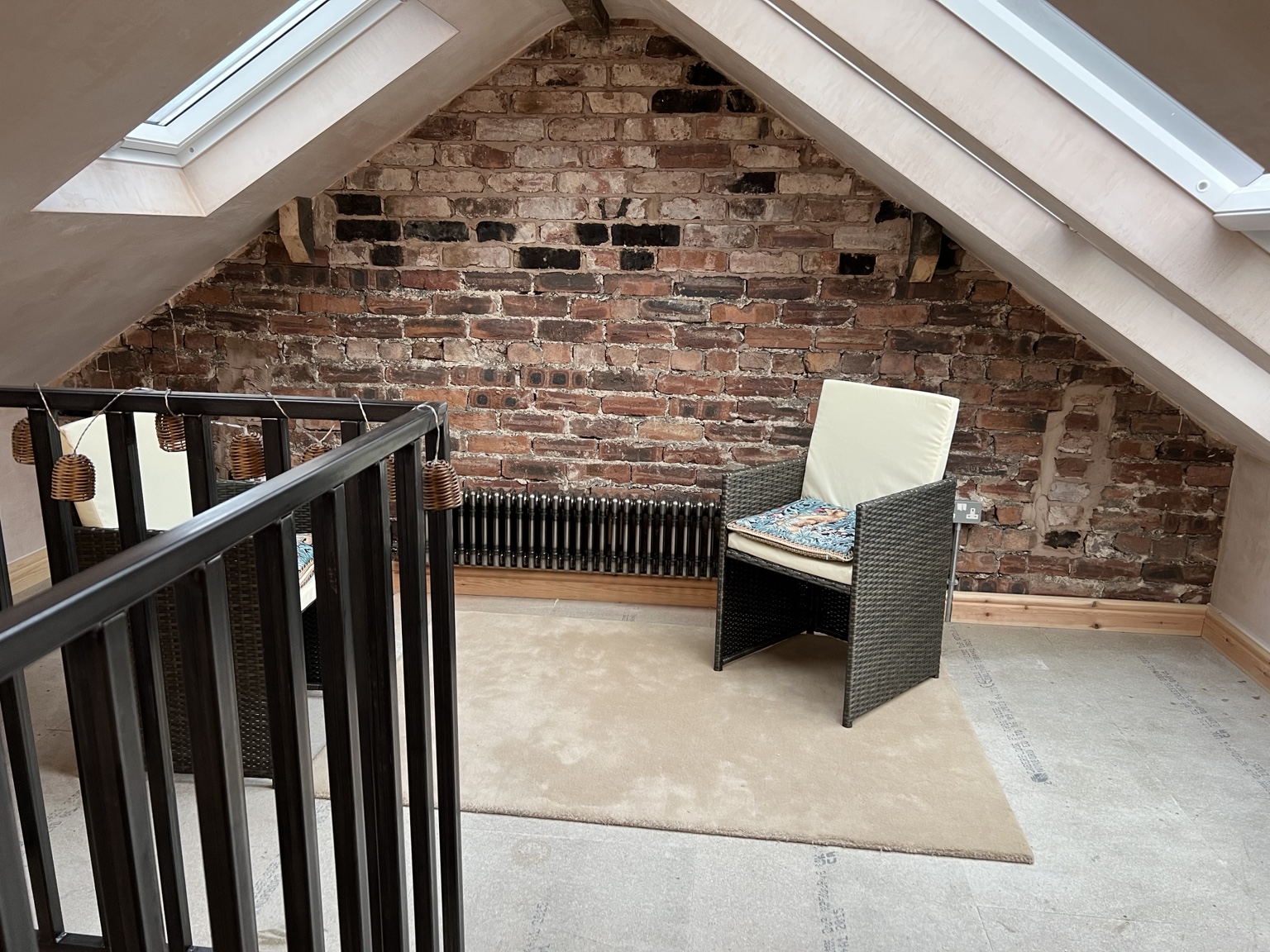 A characterful loft interior
